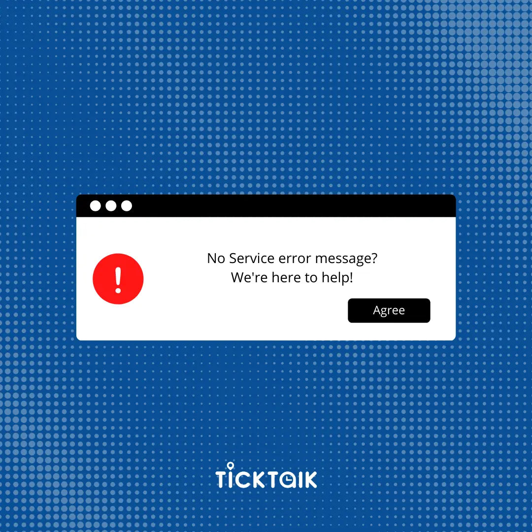 No Service Error Message?