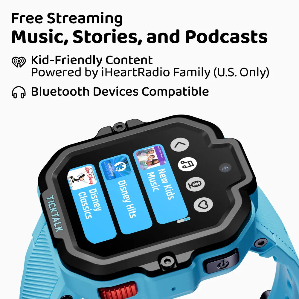 TickTalk 5 in Blue Free Streaming Music – Kid-Friendly Content Powered by iHeartRadio Family #blue