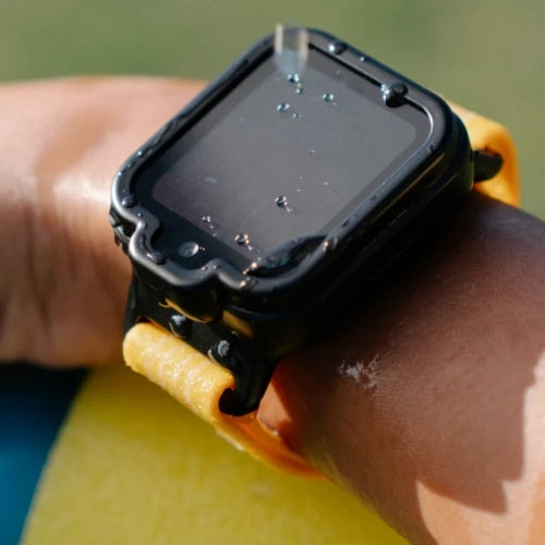 TickTalk 6 kids smartwatch with ScreenSafe design and IP68 water resistance.