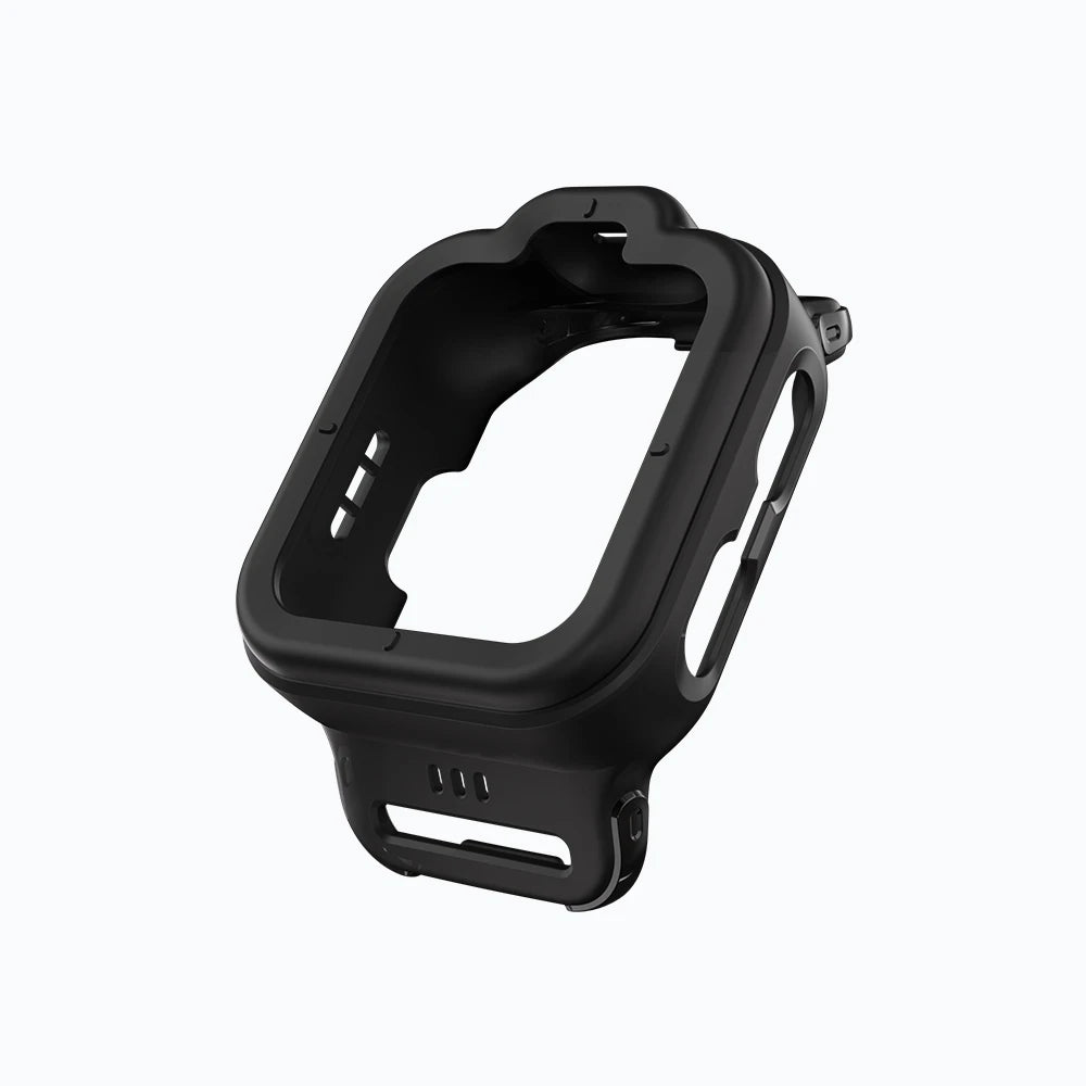 Black protective case designed for the TickTalk 6 kids smartwatch.