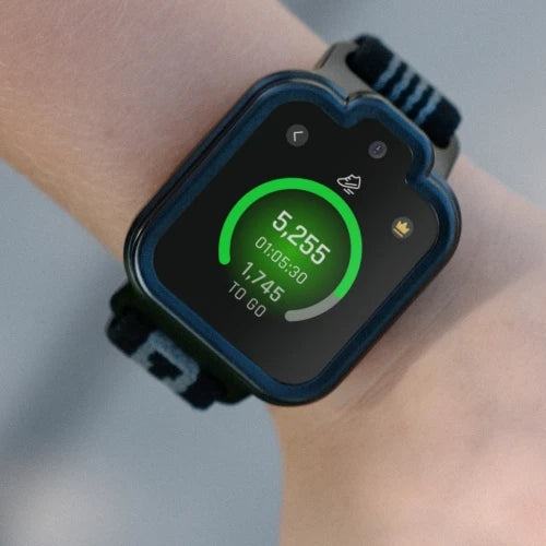 TickTalk 6 kids smartwatch activity tracker with daily step goals and Watch Friend challenges.