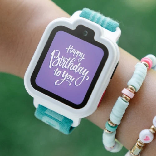 TickTalk 6 kids smartwatch with eGreeting Cards for birthdays and holidays.