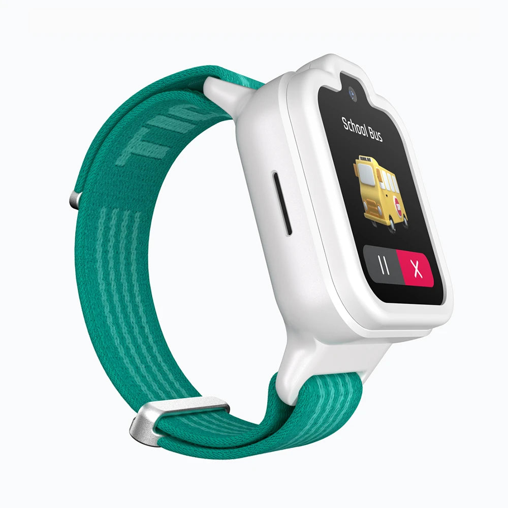 White TickTalk 6 kids smartwatch displaying a reminder notification. 